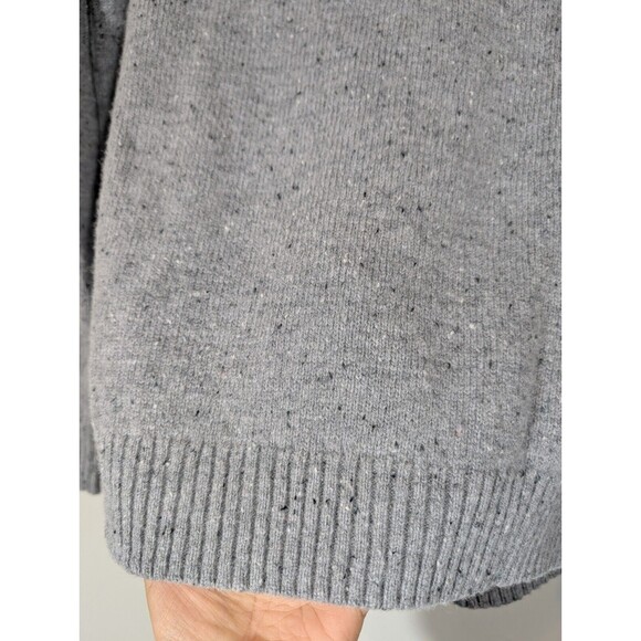 C&C California Top Women Sz S Gray Wool Blend Turtleneck Sweater - Picture 4 of 9